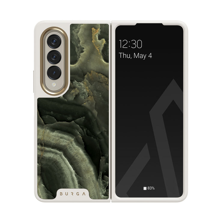Misty Forest - Green Marble Samsung Galaxy Z Fold 4 Case