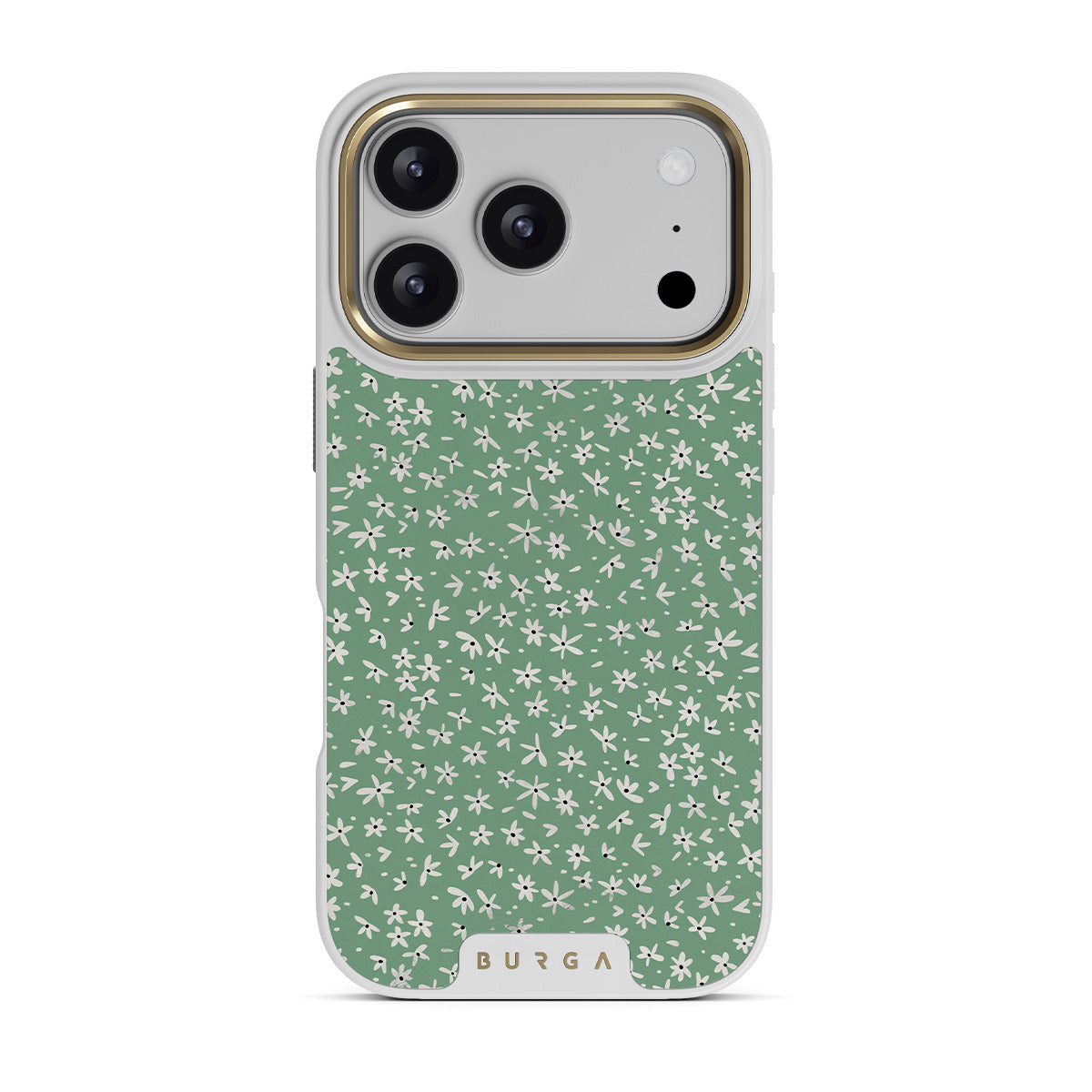 BURGA フラワーパターン iPhone 17 Pro ケース Lush Meadows - Floral iPhone 17 Pro Case | BURGA