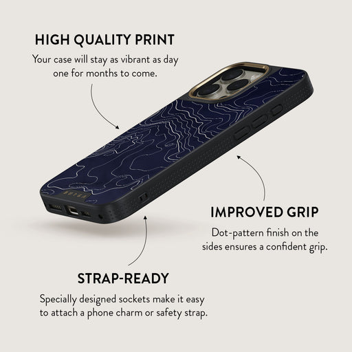 Drifting Shores - Line Art iPhone 16 Pro Max Case