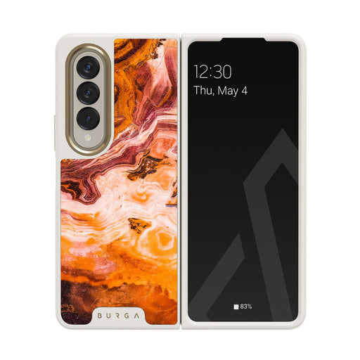 Pumpkin Spice - Orange Samsung Galaxy Z Fold 4 Case