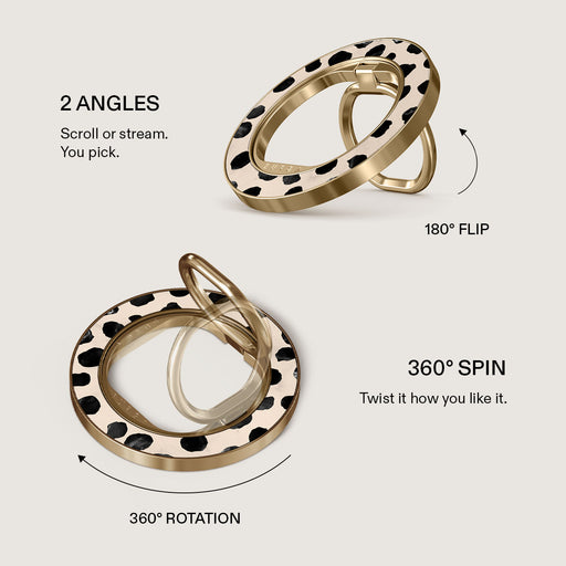 Almond Latte - Cute Magnetic Ring Holder