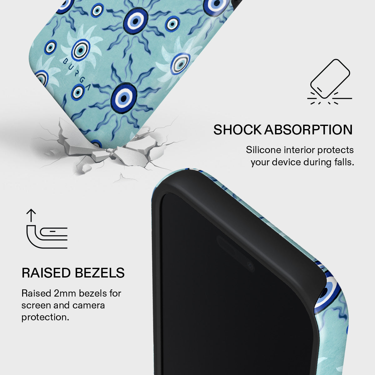 Blue Gaze - iPhone 17 Pro Case | BURGA
