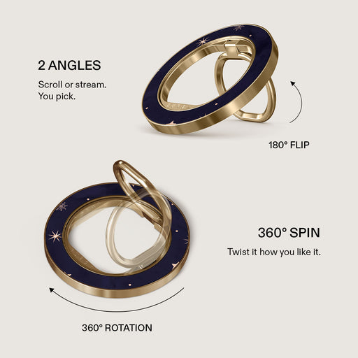 Midnight Kiss - Star Magnetic Ring Holder