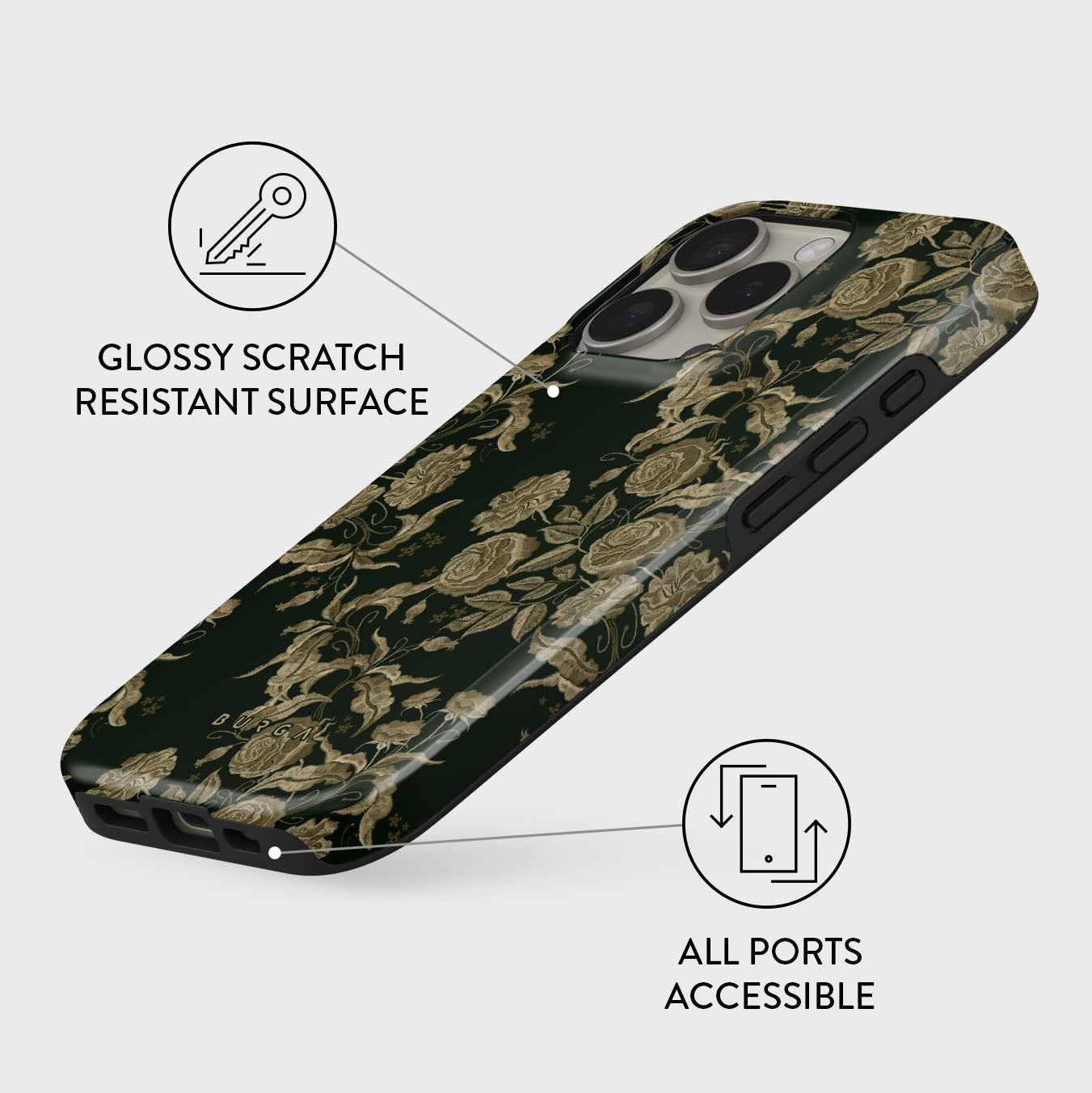 BURGA ブルガiPhone 16 ケース　Destiny 高級ライン Destiny - iPhone 16 Pro Max Case | BURGA