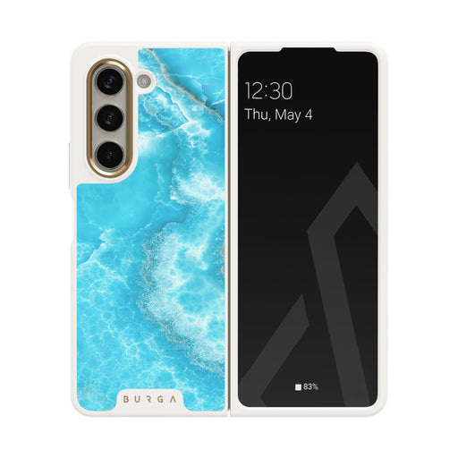 Ocean Waves - Blue Samsung Galaxy Z Fold 5 Case