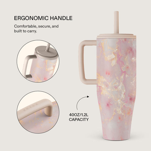 Golden Coral - Pink All Day Leakproof Tumbler