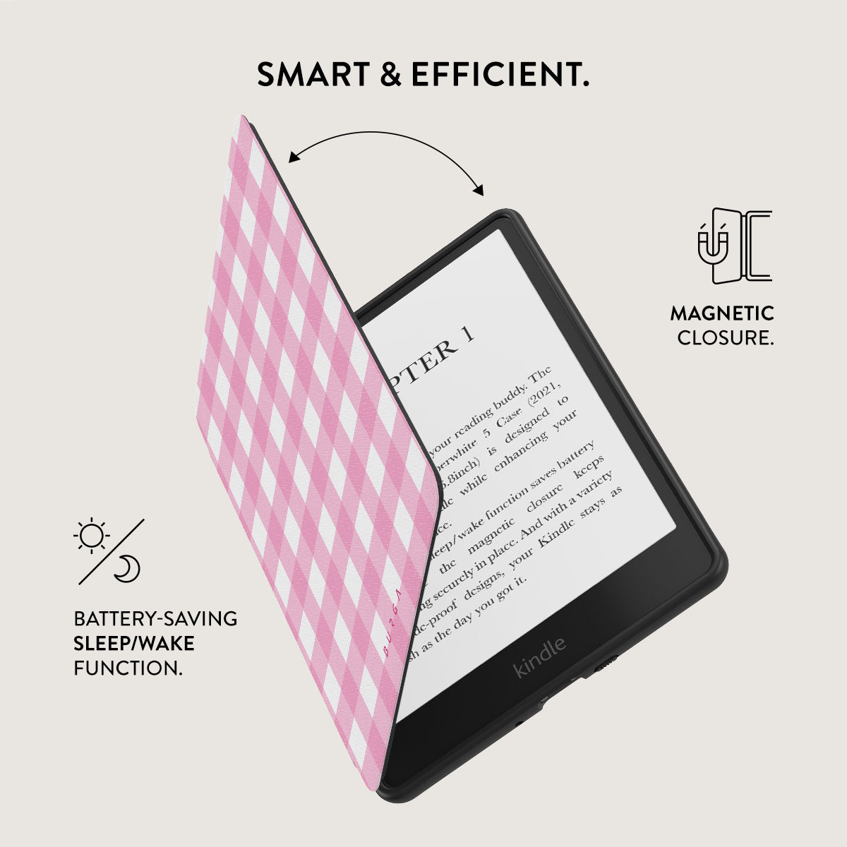 Think Pink - Kindle Paperwhite (11th Gen) Case | BURGA