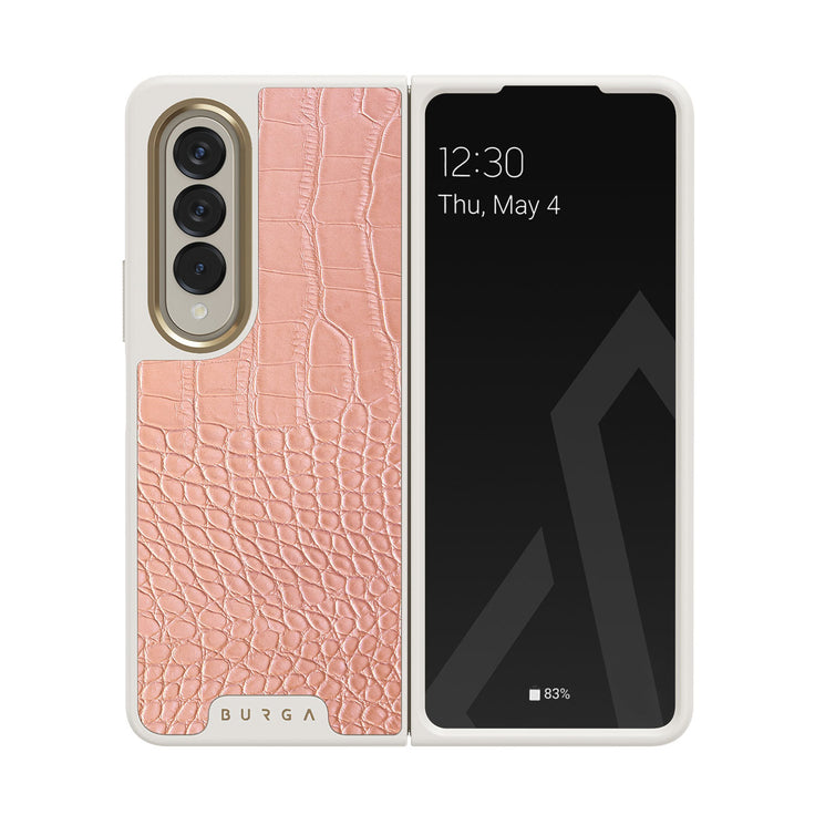 Pink Croco - Samsung Galaxy Z Fold 4 Case