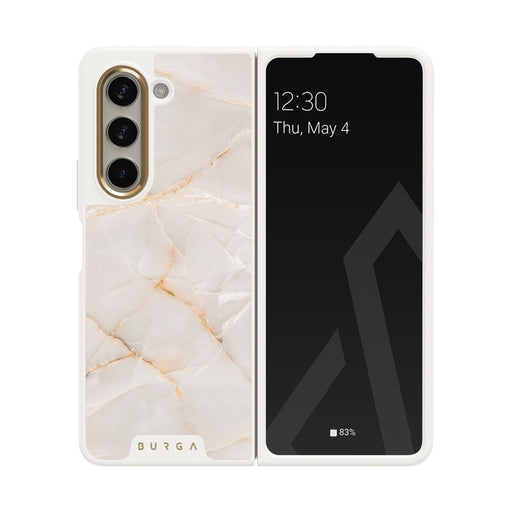 Vanilla Sand - Marble Samsung Galaxy Z Fold 5 Case