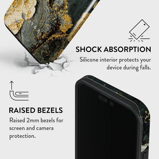 Northern Lights - Marble iPhone 15 Pro Case