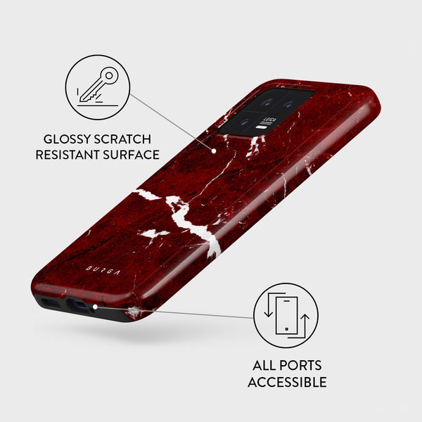Iconic Red Ruby - Marble Xiaomi 13 Case | BURGA