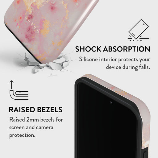Golden Coral - Pink iPhone 14 Pro Case
